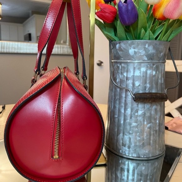 Louis Vuitton red EPI leather Soufflot - Picture 2 of 14